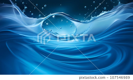 abstract background with water wave and ripple abstract background with water wave and ripple 107546989