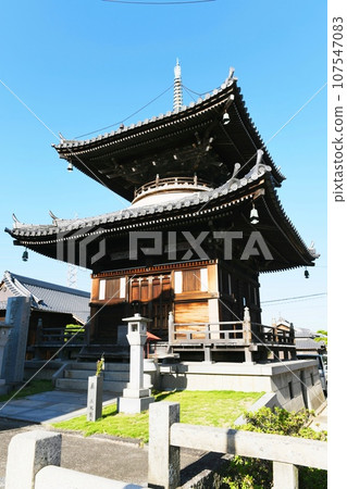 [Tadotsu Town, Pilgrimage to 88 Pilgrims in Shikoku, Sanuki, 77th Temple “Doryuji” Tower of the 150th Anniversary of Kobo Daishi’s Death] 107547083