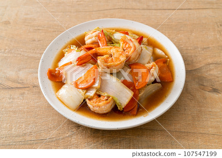 stir-fried Chinese cabbage with shrimps stir-fried Chinese cabbage with shrimps 107547199