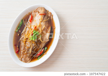 Steamed Fish with Soy Sauce Steamed Fish with Soy Sauce 107547422