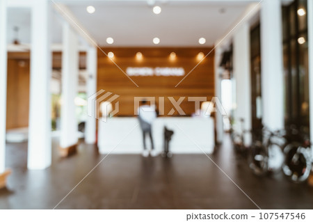 abstract blur hotel lobby 107547546