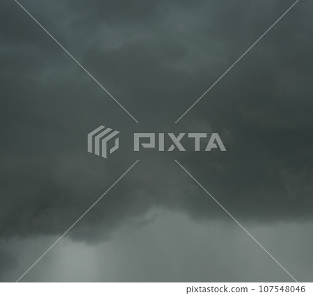 Cumulonimbus cloud formations on tropical sky , Nimbus moving , Abstract background from natural phenomenon and gray clouds hunk , Thailand 107548046
