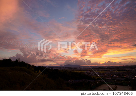 秋天的夕陽/雲藝術 秋天的夕陽/雲藝術 107548406