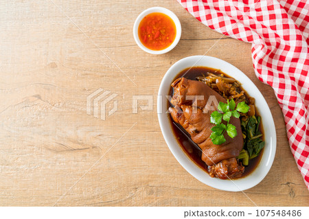 Stewed Pork Knuckle or Stewed Pork Leg 107548486