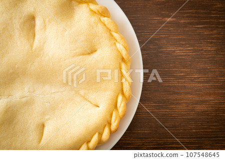 Toddy palm pies on plate 107548645