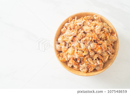 dried shrimps or dried salted prawn dried shrimps or dried salted prawn 107548659