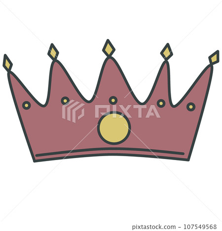 clip art of red crown 107549568
