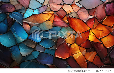 Background of colored colorful glass stones close-up. Background of colored colorful glass stones close-up. 107549876