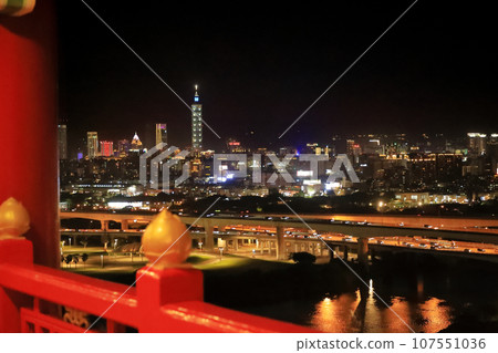 Night view from Taipei Yuanshan Hotel (The Grand Hotel Taipei), Taiwan 107551036