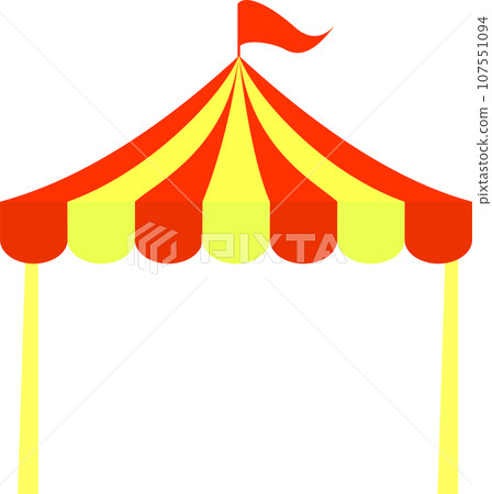 orange and yellow marche tent 107551094