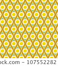 Japanese pattern/chrysanthemum pattern (yellow/yellow) 107552282