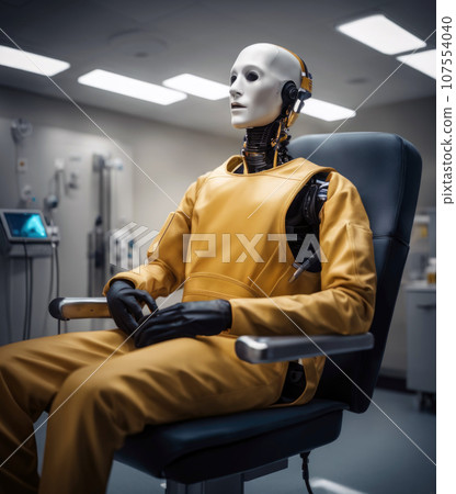 android at the hospital. Ai generation 107554040