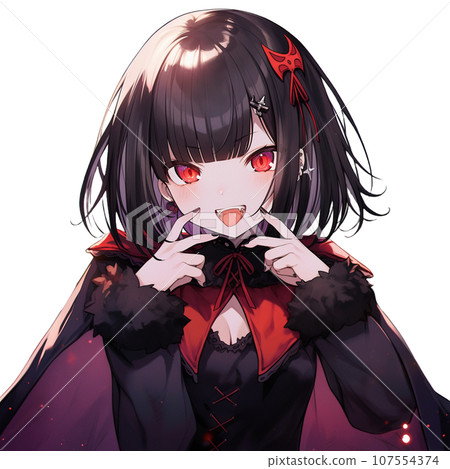 girl dressed up as a vampire - Stock Illustration [107554374] - PIXTA