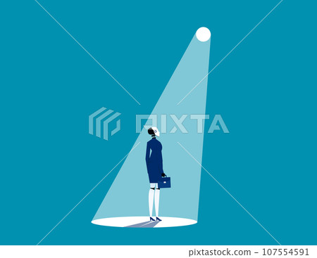 Robot hiring choosing. Business artificial intelligence concept 107554591