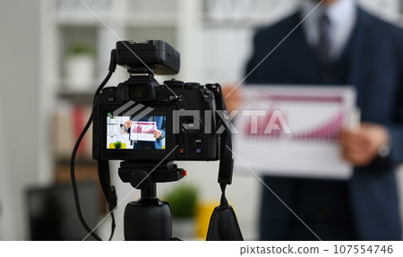 Male in suit and tie show stats graph pad Male in suit and tie show stats graph pad 107554746
