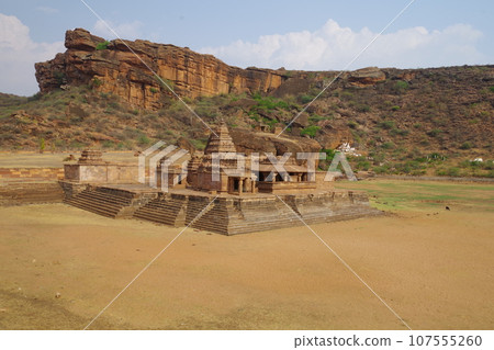 Hindu temple in Badami, India 107555260
