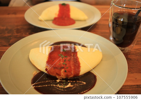Delicious omelet rice I had in Alps City, Yamanashi Prefecture Delicious omelet rice I had in Alps City, Yamanashi Prefecture 107555906
