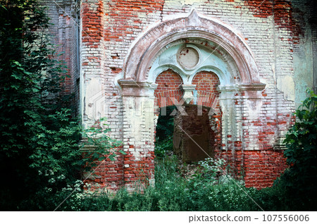 The destroyed church of the Smolensk Icon of the Mother of God in Rzhev. Tver region. The destroyed church of the Smolensk Icon of the Mother of God in Rzhev. Tver region. 107556006