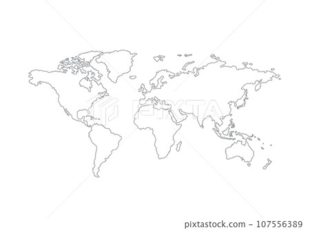 World map, globe country background, vector illustration. World map, globe country background, vector illustration. 107556389