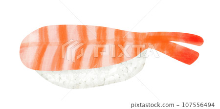 Japanese food, sushi, nigiri sushi, nigiri sushi, sushi, shrimp, shrimp 107556494