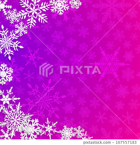 Christmas background of snowflakes Christmas background of snowflakes 107557183