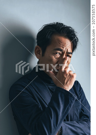 Middle men's portrait Middle men's portrait 107558575