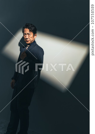 Middle men's portrait 107558589