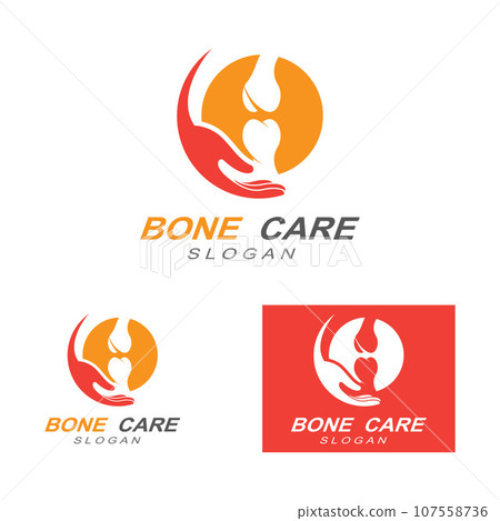 Bone logo icon vector design template illustration 107558736