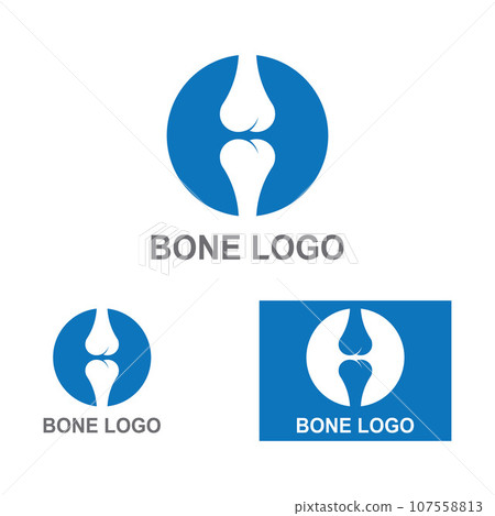 Bone logo icon vector design template illustration 107558813