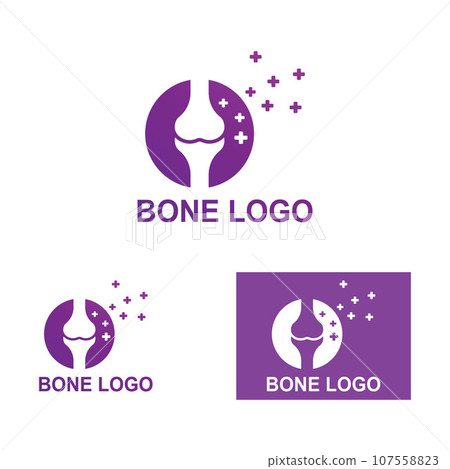 Bone logo icon vector design template illustration Bone logo icon vector design template illustration 107558823