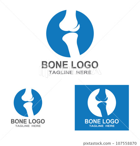 Bone logo icon vector design template illustration 107558870