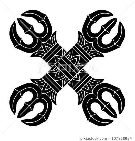 It's a family crest. The difference is that it is called a Sanko pestle. It's a family crest. The difference is that it is called a Sanko pestle. 107558934