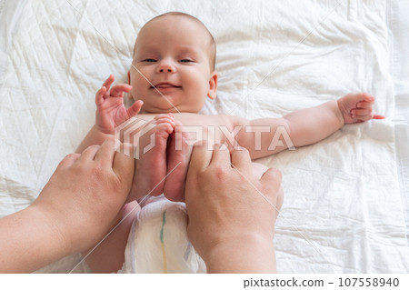 Mother and child share a tender moment. Concept of the unique bond between them 107558940