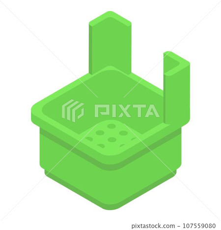 Beauty foot bath icon. Isometric of beauty foot bath vector icon for web design isolated on white background Beauty foot bath icon. Isometric of beauty foot bath vector icon for web design isolated on white background 107559080