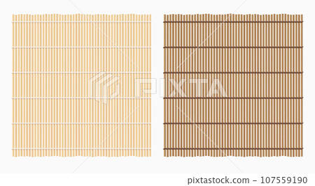 Bamboo sushi mat 107559190