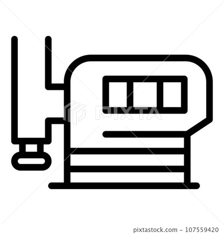 Booster pump icon. Outline booster pump vector icon for web design isolated on white background Booster pump icon. Outline booster pump vector icon for web design isolated on white background 107559420