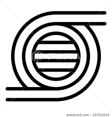 Farm water pump icon. Outline farm water pump vector icon for web design isolated on white background 107559424