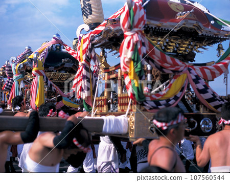 秋季祭神轎與轎夫 107560544