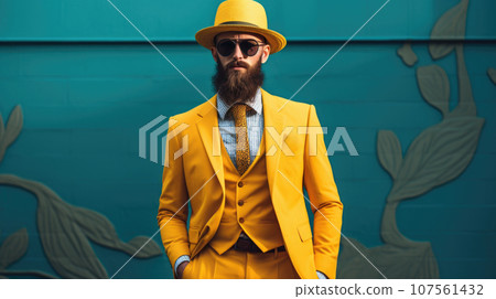 Chic and patriotic, this man showcases his support for Ukraine through fashion 107561432