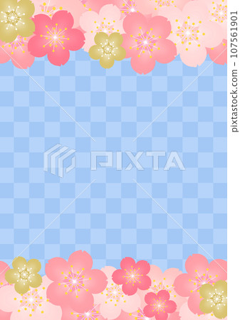 Japanese pattern background Japanese pattern background 107561901