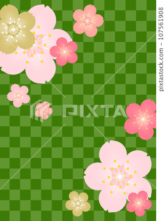 Japanese pattern background 107561908