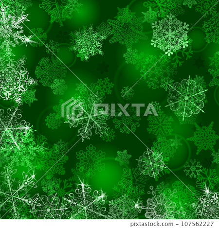Christmas background with snowflakes 107562227