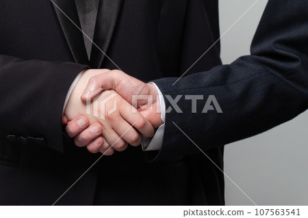 Close up of handshake. Teamwork concept 107563541