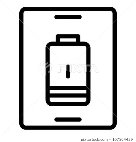 Tablet device repair icon. Outline tablet device repair vector icon for web design isolated on white background Tablet device repair icon. Outline tablet device repair vector icon for web design isolated on white background 107564439