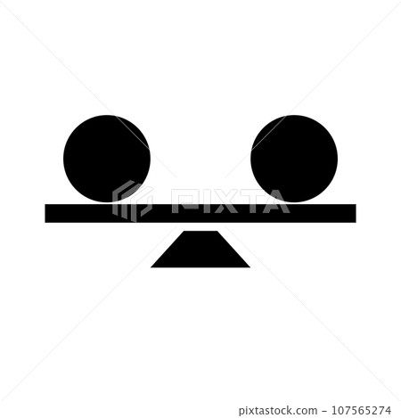 穩定性剪影圖標 107565274