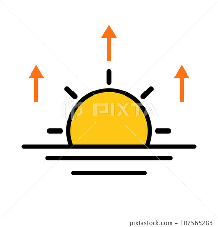 流行日出圖標 107565283