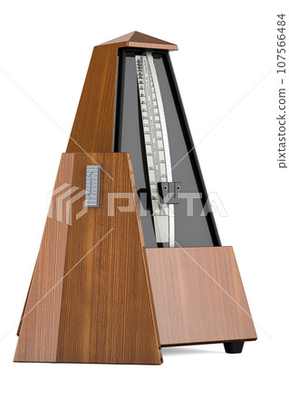 Mechanical Metronome, 3D rendering Mechanical Metronome, 3D rendering 107566484