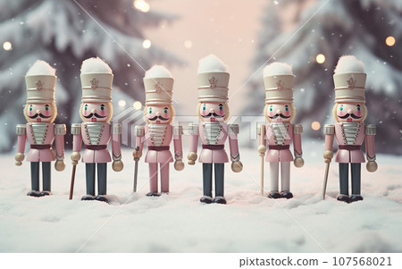 Christmas tree and decoration Christmas tree and decoration 107568021