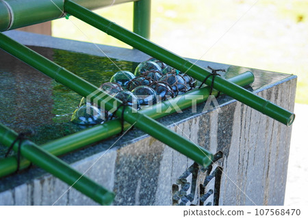 Chozuya at Gokoku Shrine in Oita Prefecture 107568470