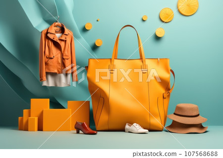 Banner for online store modern website background, sleek and professional colors. Generative AI 107568688